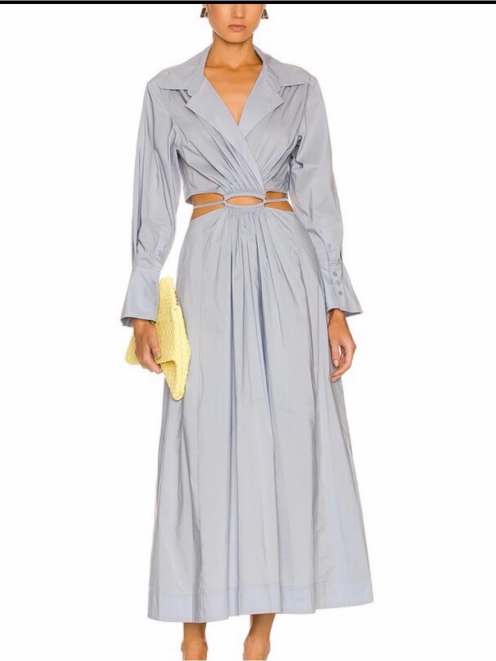 Jonathan Simkhai Alex Cutout Dress in Cove size S